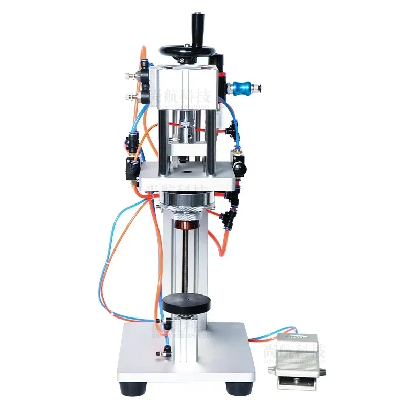 

desktop rolling machine, glass bottle tightening and sealing device
