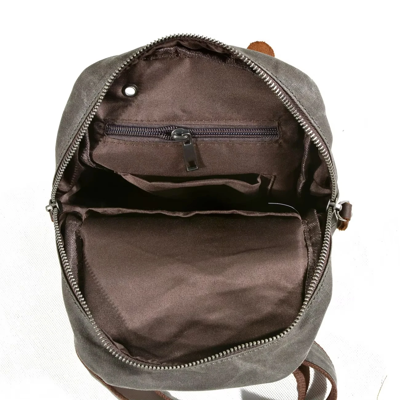 Waxed Canvas Chest Bag European Style Men Sling Bag Vintage Waterproof Small Knapsack For men