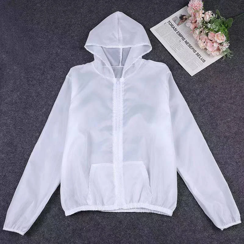 New Summer Sun Protection Coats Ultra-Light Sportswear Hooded Outwear Outdoor Men Women Windbreaker Casual Jackets