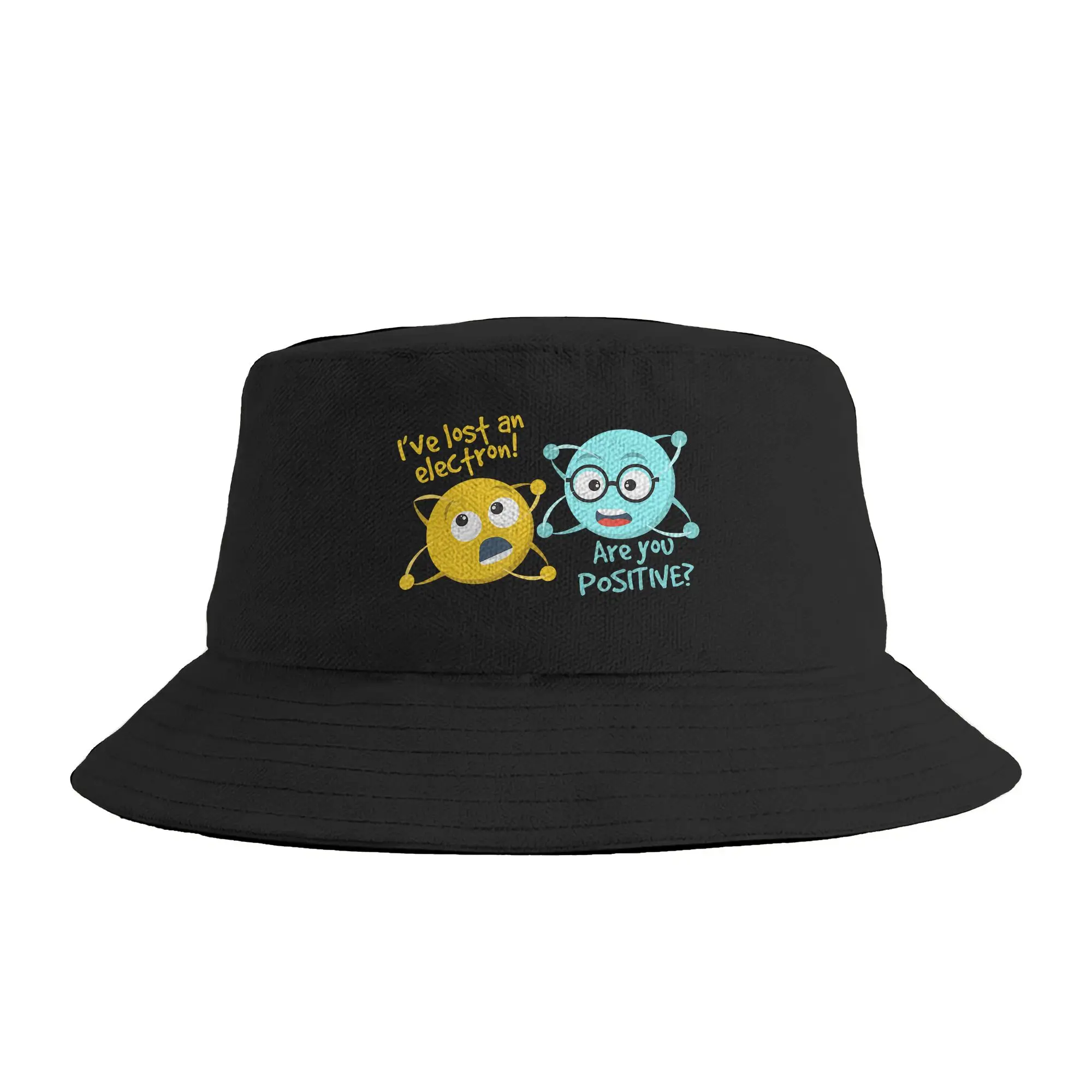 I Lost an Electron Are You Positive Chemistry Joke Bucket Hat  Harajuku Fisherman Caps Breathable Fishing Visor Hats Graphic Cap