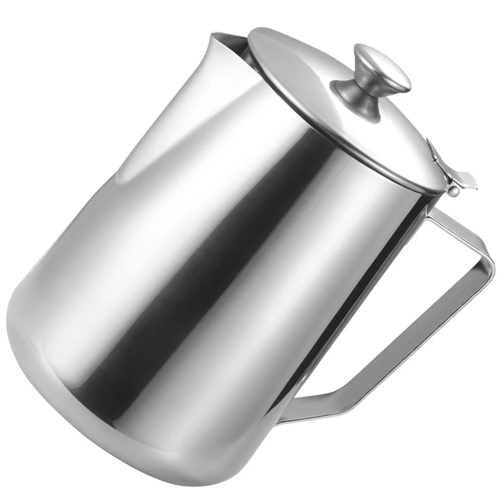 

Stainless Steel Milk Frothing Pitcher 300Ml Fine Workmanship Smooth Surface Coffee Latte Art Jug Kitchen Barware