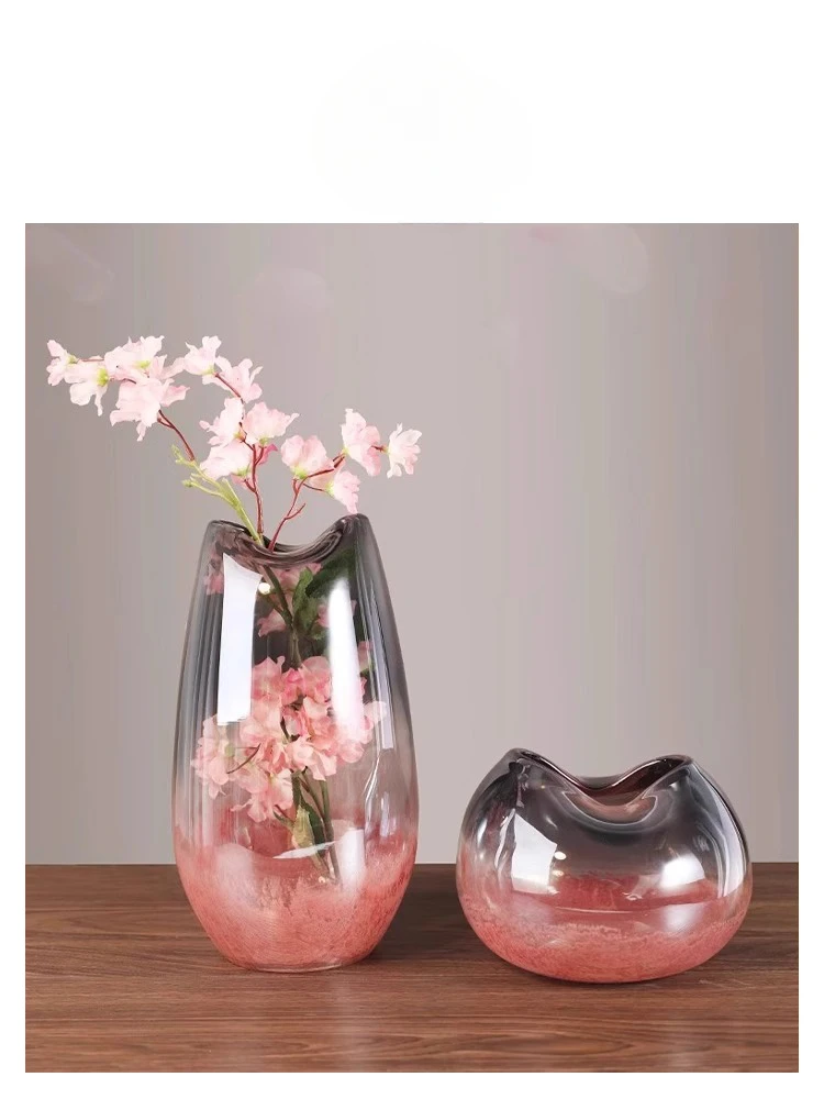 vase high-end glazed flower arrangement ornament living room home