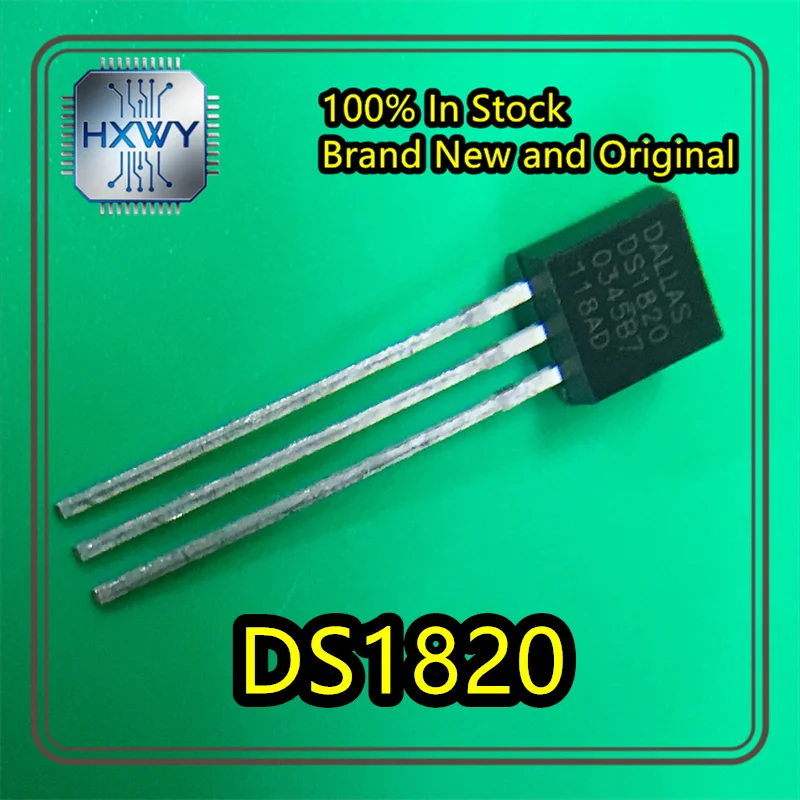 (10/50 PCS) DS1820 Brand New Original Authentic Temperature Sensor DIP TO-92 In Stock Fast Delivery