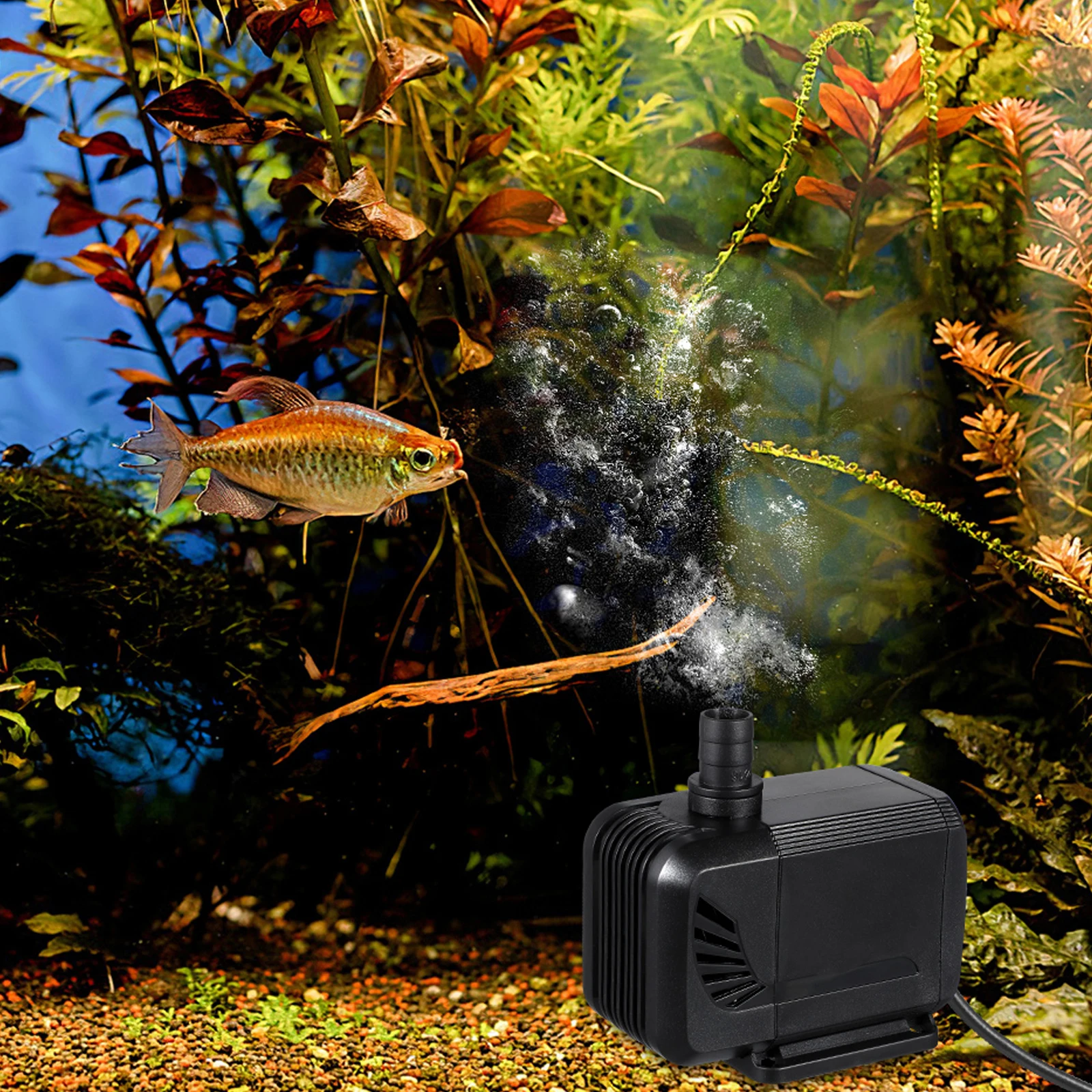 

Aquarium Submersible Pump 1500L H Pond Water Pump Silent Operation Efficient Fish Tank Pumps for Outdoor Ponds