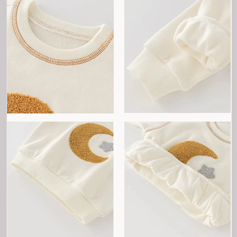 لطيف البلوز المطرزة بانت 2 قطعة مجموعة ربيع الخريف الطفل الدعاوى للطفل صبي فتاة الملابس الوليد الملابس #6