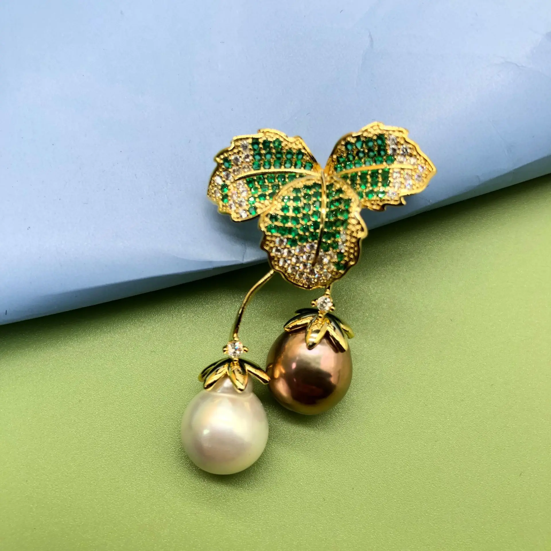 بروش إديسون على شكل فراشة، بروش عصري راقي مرصع باللؤلؤ إديسون، ملابس نسائية فاخرة خفيفة #3