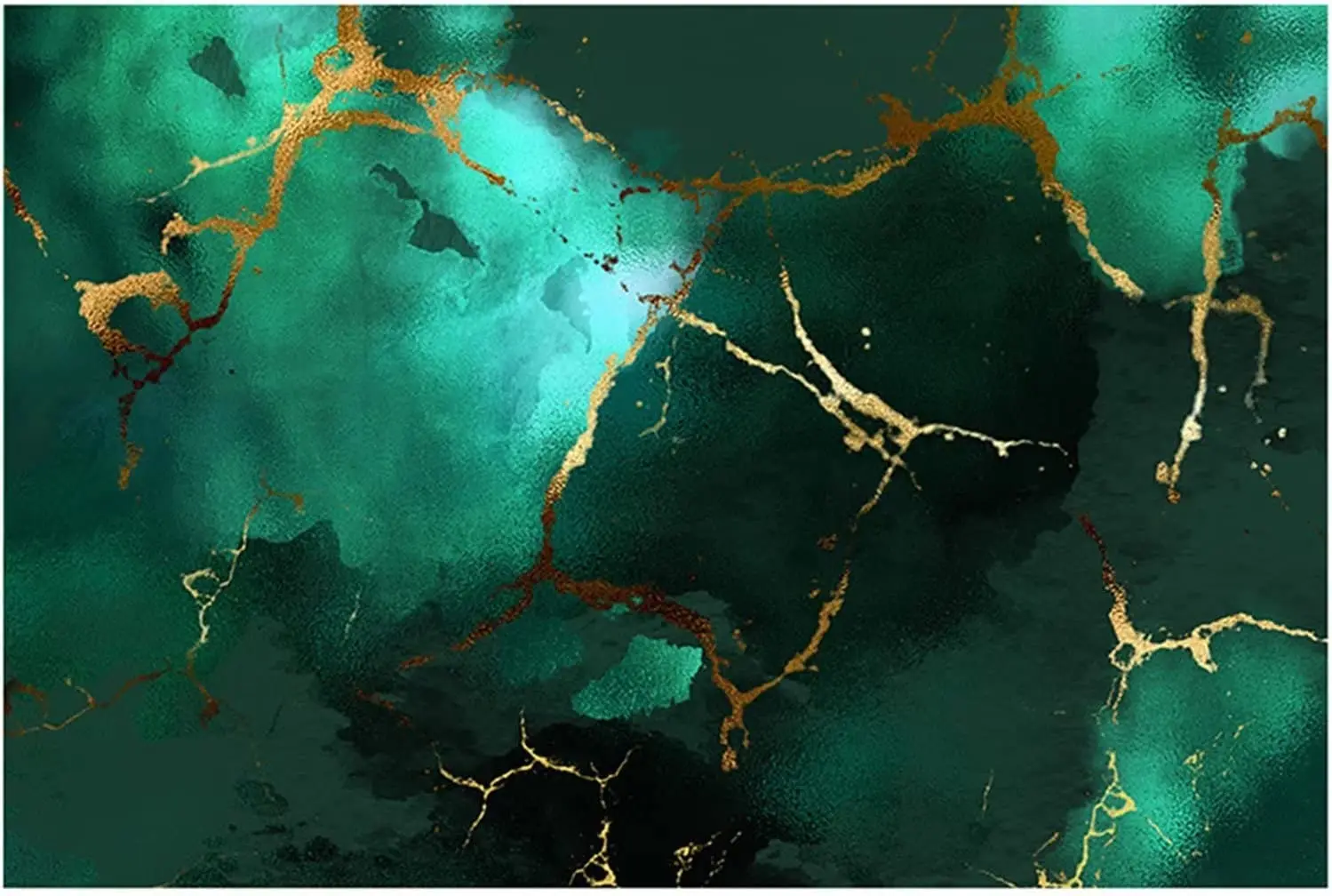 الحديث الأخضر التلال السجاد لغرفة المعيشة الفاخرة ديكور المنزل أريكة الجدول مجردة مساحة كبيرة البساط لغرفة النوم المضادة للانزلاق الحصير الكلمة #3
