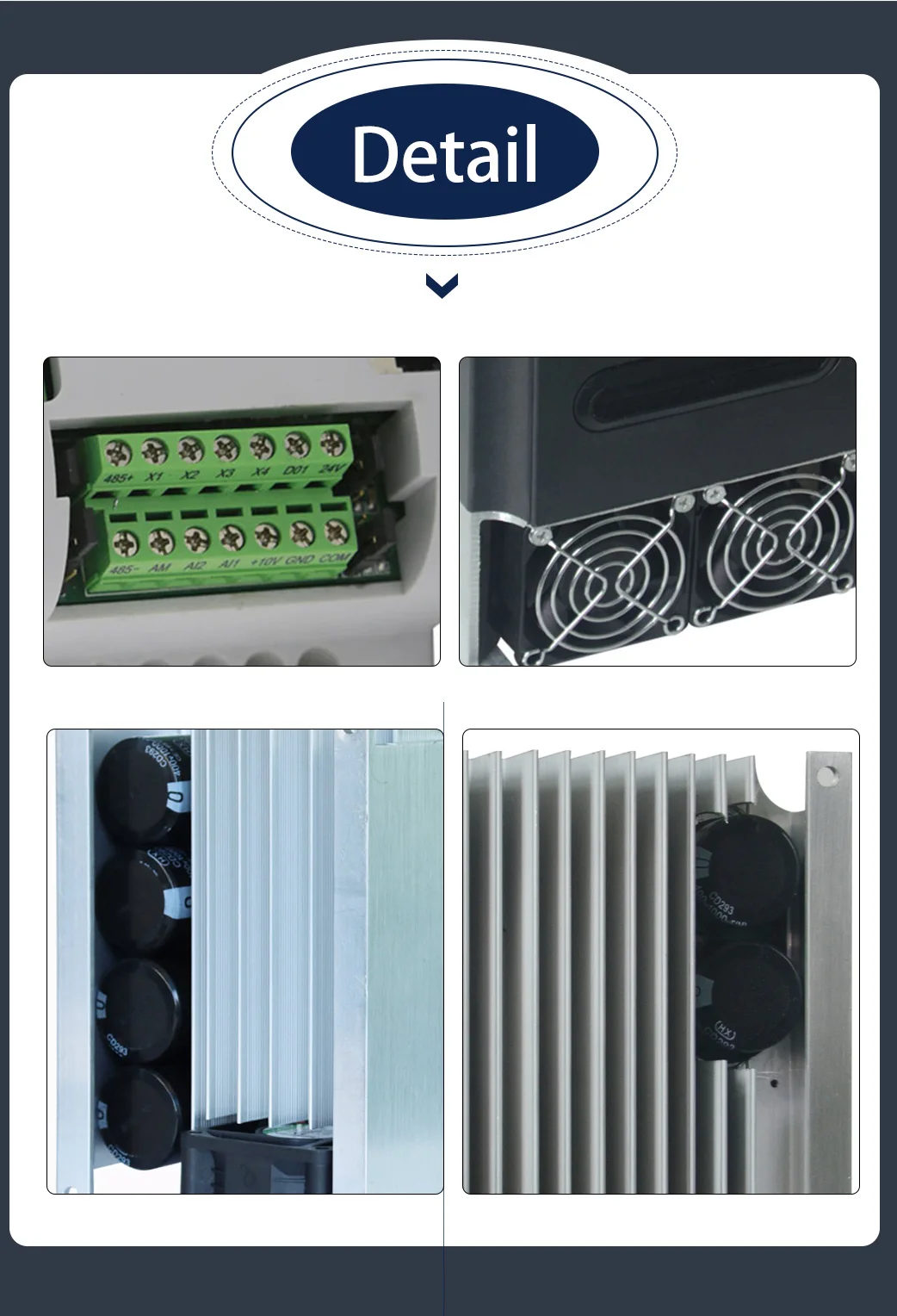 220 5.5KW/7.5KW 7.5HP/10HP Economical VFD Variable Frequency Drive Converter for Motor Speed Control Inverter