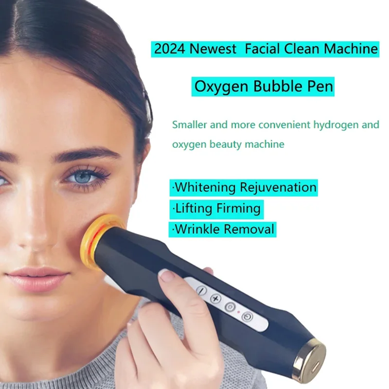 New Portable Oxygen Bubble Pen Brightening Anti-Aging Firming Skin Care Beauty Meter Oxygen Balancing Device Set Skin Care Tools