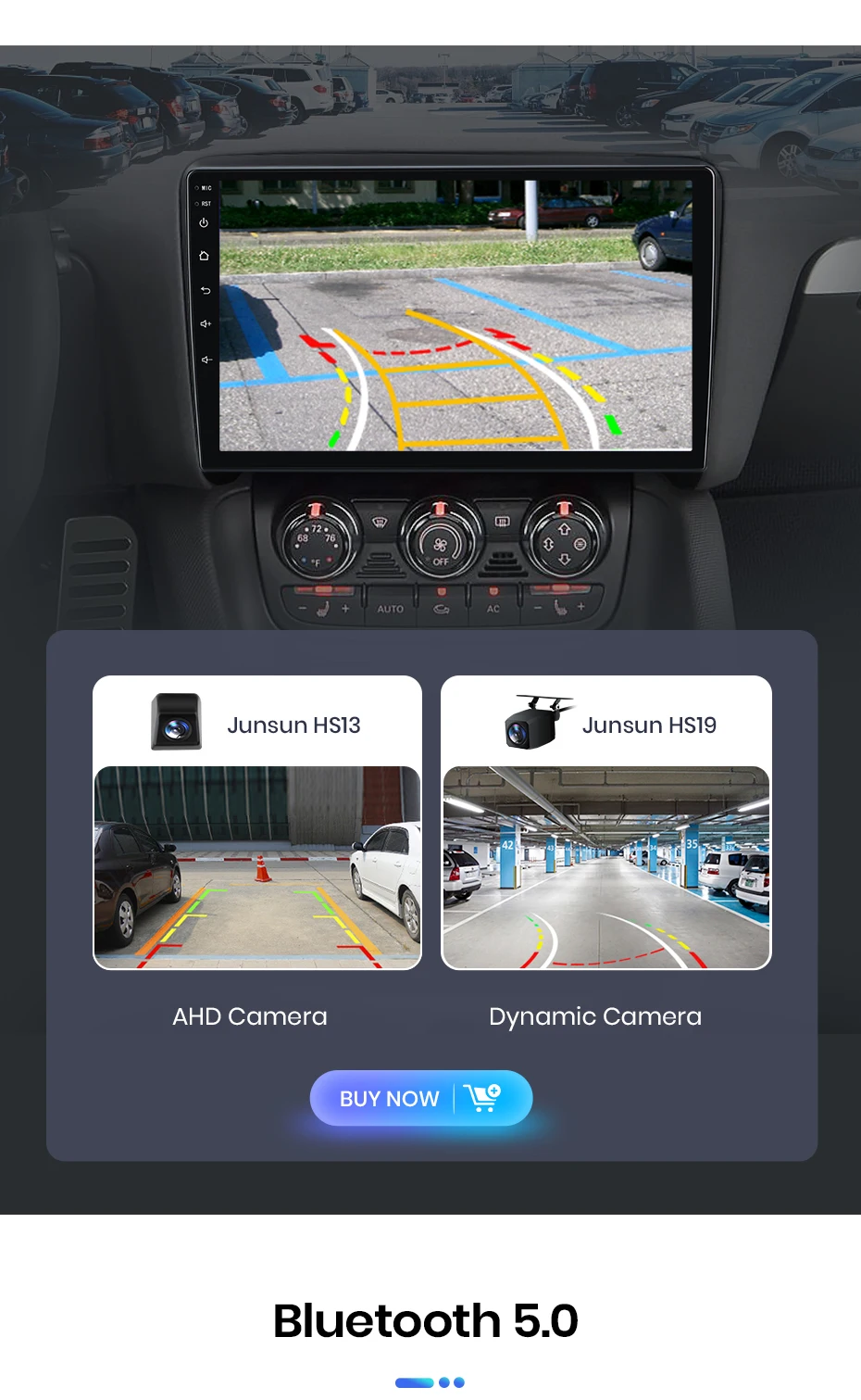 Junsun Autoradio für Audi TT MK2 8J 2006 2007 2008 2009-2014 CarPlay Android Auto FM RDS DSP BT GPS Navi SWC HD IPS Touchscreen Plug & Play Multimedia-Player Freisprecheinrichtung Original-Autostil-Haupteinheit – Detail 14