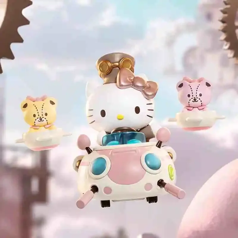 Sanrio famiglia serie steampunk figurine scatola cieca ornamenti regali periferici gioco alla moda kulomi