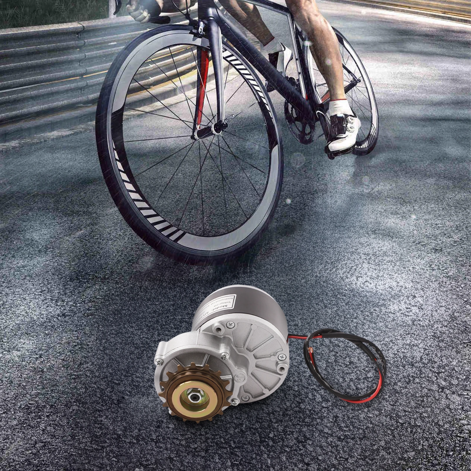 24 فولت 250 واط Fahrrad-Umbaukit Aus Eisen، Galvanisiert المضاد للتآكل، Trag uqigus Bis 264.55Lbs، For DIY-Elektrofahrrad-Project