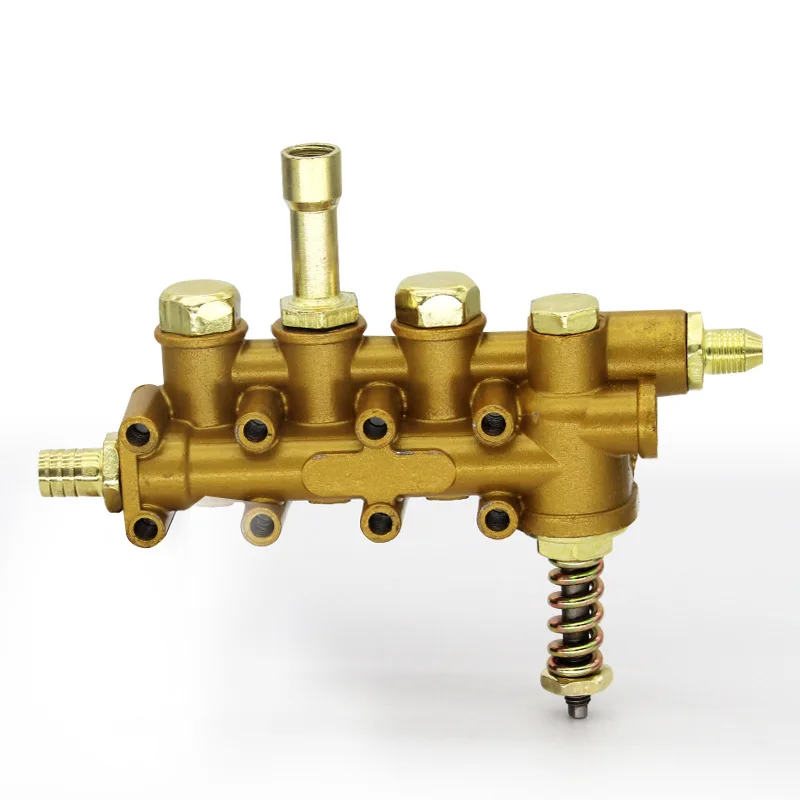 高圧洗浄機洗車機洗車ポンプヘッド修理部品 QL380 アルミブロック アルミポンプ本体アセンブリ