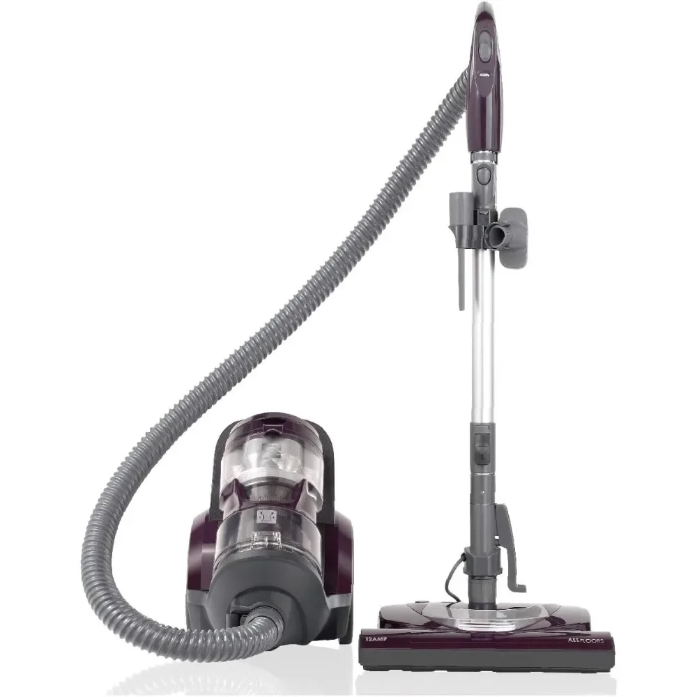 ight Bagless Compact Canister Vacuum with Pet Powermate, HEPA, Extended Telescoping Wand, Retractable Cord and 2 C