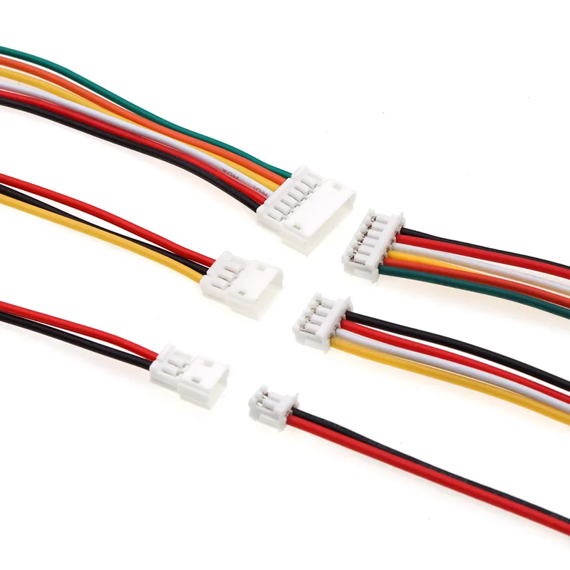 10Pairs Mini Micro ZH 1.5mm Pitch Male Female Wire Connector 2/3/4/5/6 Pin Plug Socket With Wire Cables UL1571 24AWG 150MM