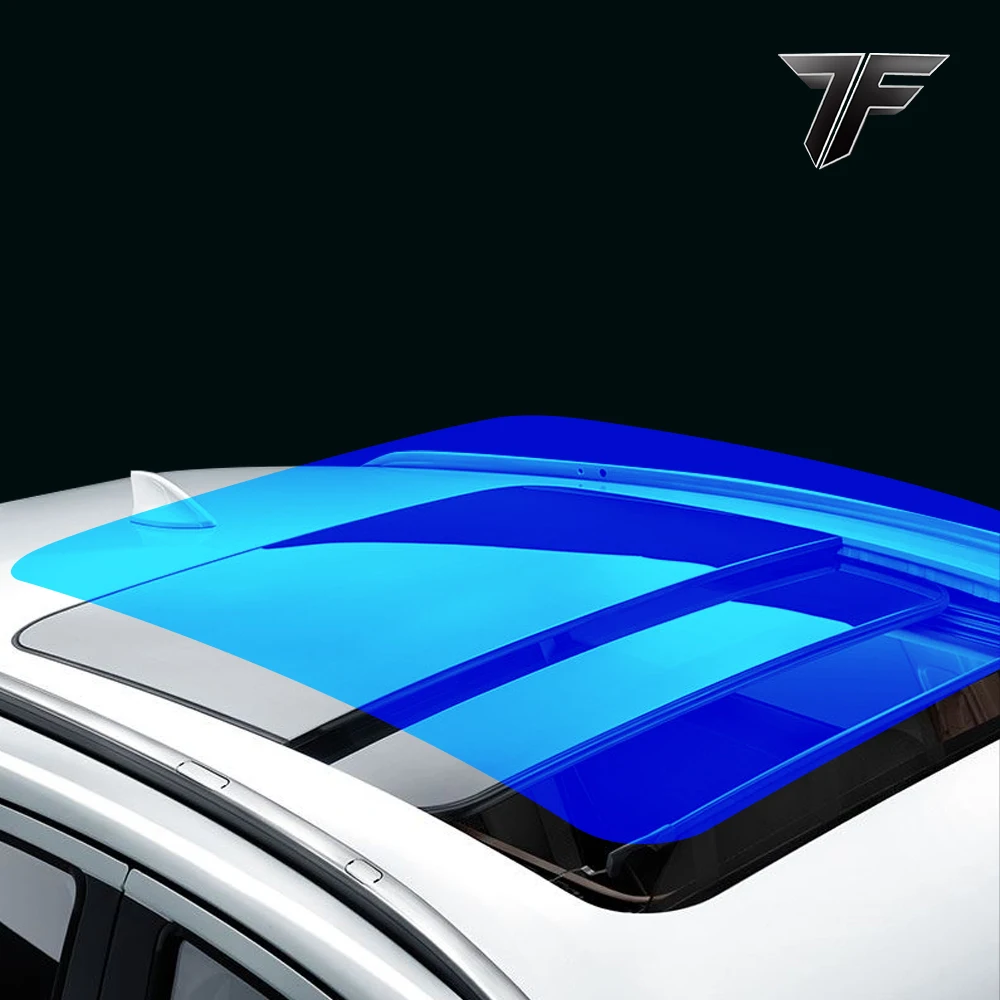 7F  Explosion Proof Sunroof Ice Armor UV-proof TPU  Smoked Black  Skylight Insulation Film