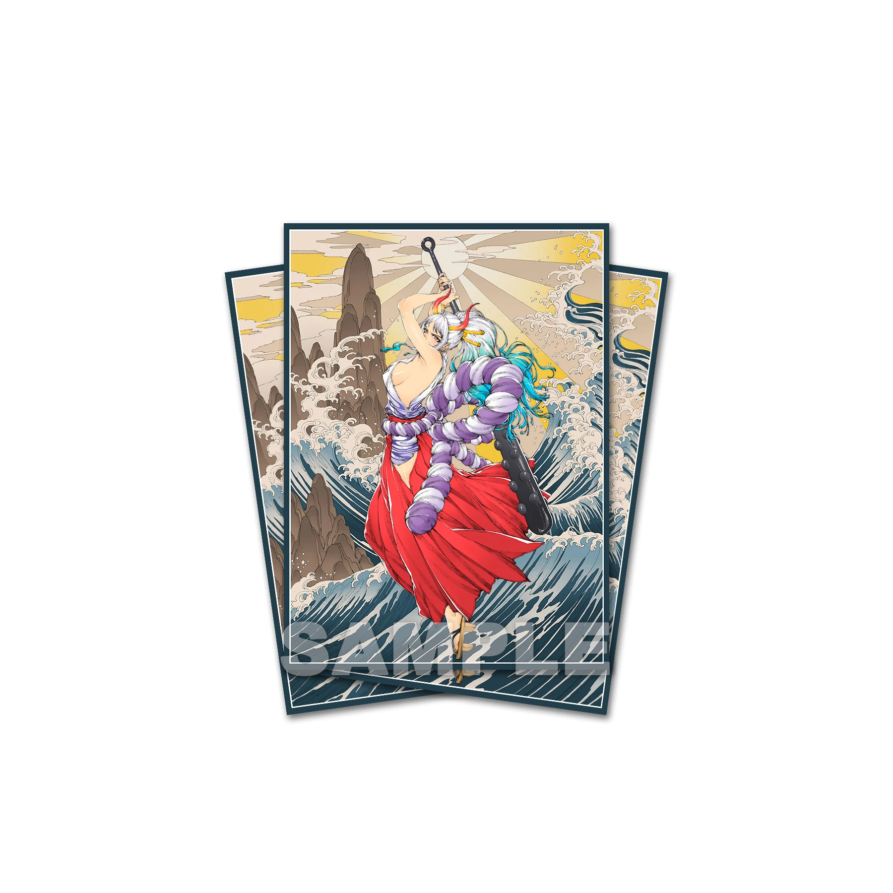 60Pcs/set One Piece Q-version card sleeve OPCG PTCG Anime and Game Collection Card Protective Cover Gift Toy 67*92mm