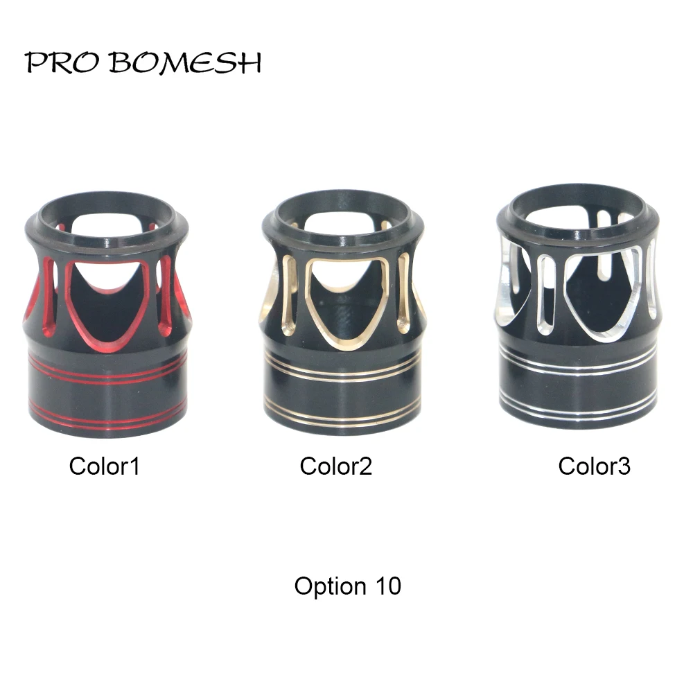 Pro Bomesh alluminio bloccaggio Nutt mulinello da pesca sedile decorativo Trim parte accessorio componente canna da pesca fai da te