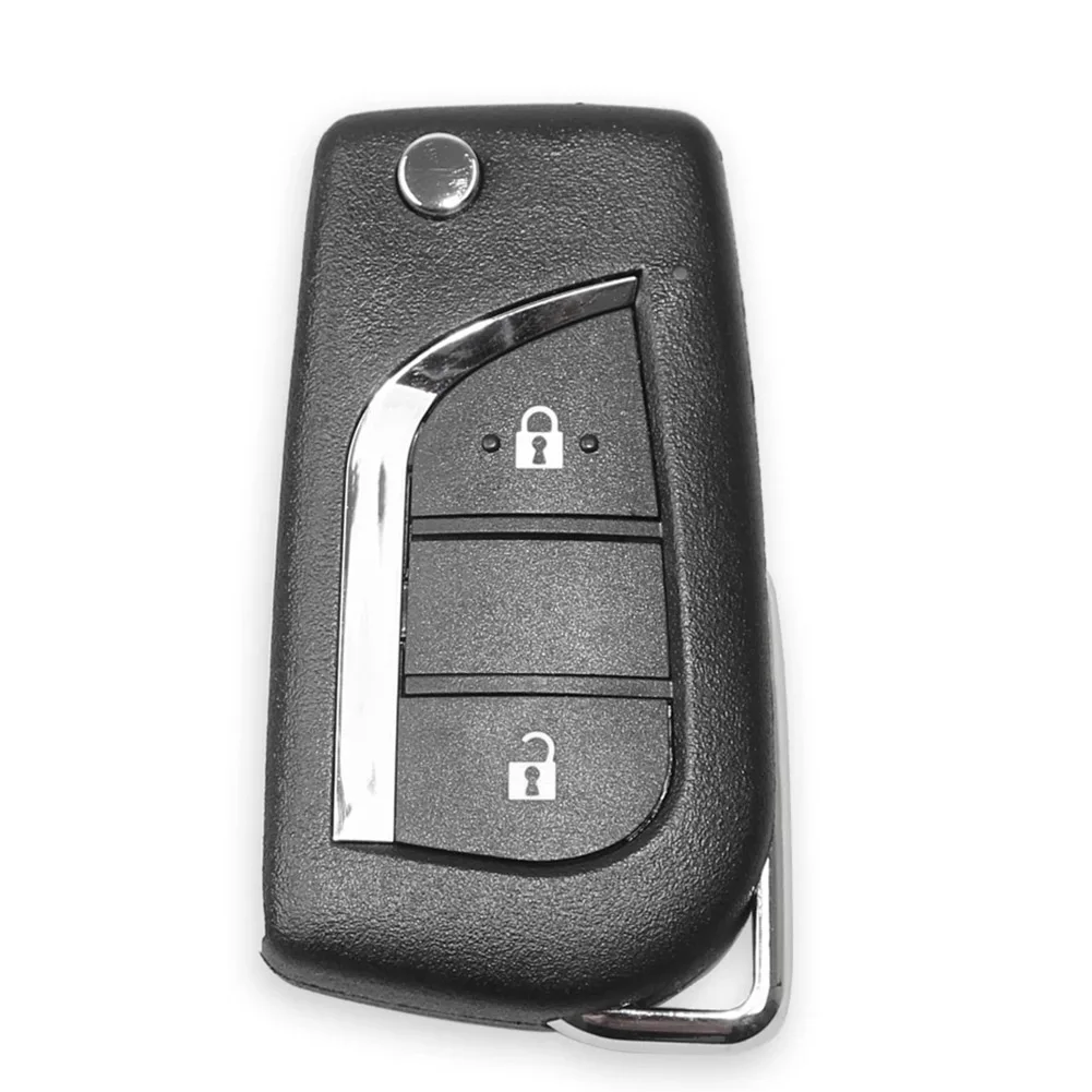 For Xhorse XKTO01EN Universal Wire Remote Key Fob 2 Buttons for Toyota Type for VVDI Key Tool