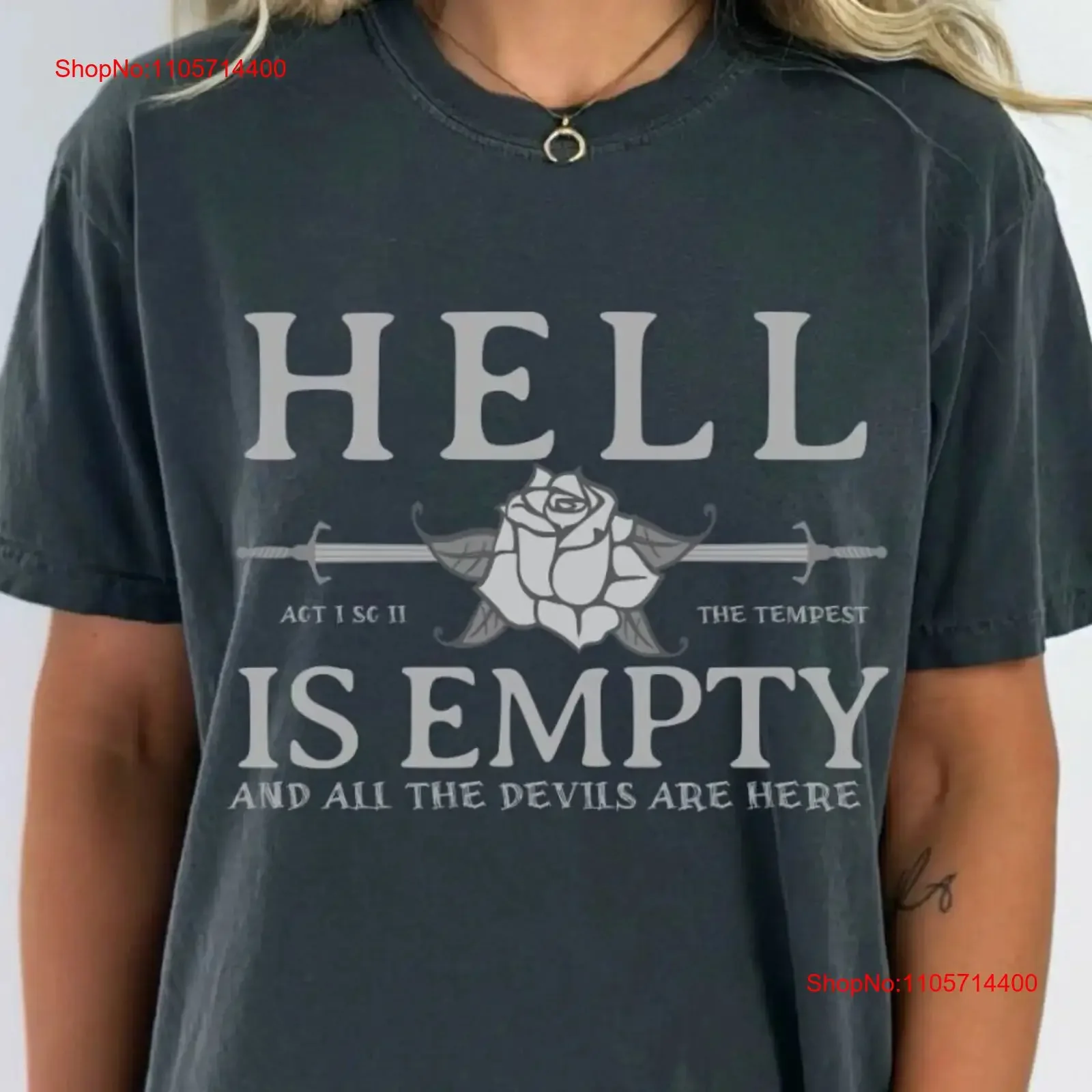 Shakespeare T Shirt Goblincore Goth Literary Dark Academia Clothing Macbeth vintage Washed Casual Comfortable streetwear