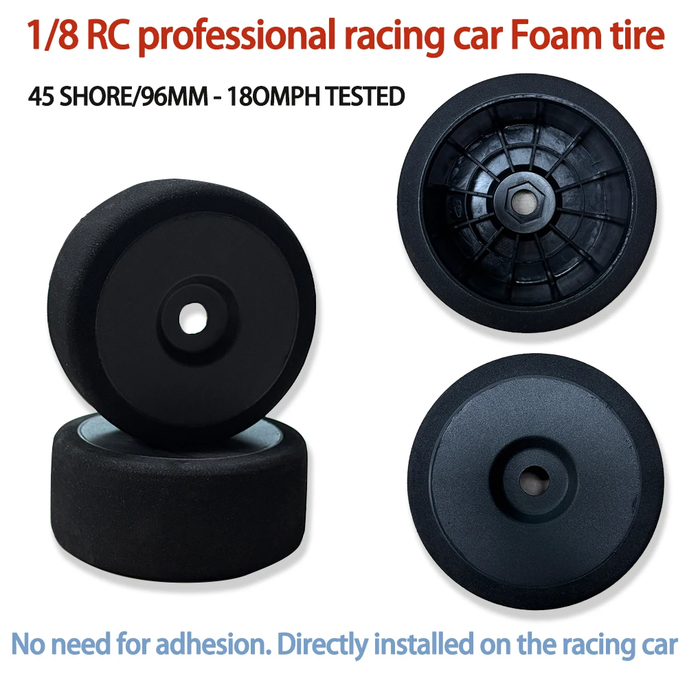 Yufung RC GT Wheels 17MM HEX - SPEED RUN READY 45 SHORE/96MM - 18OMPH TESTED