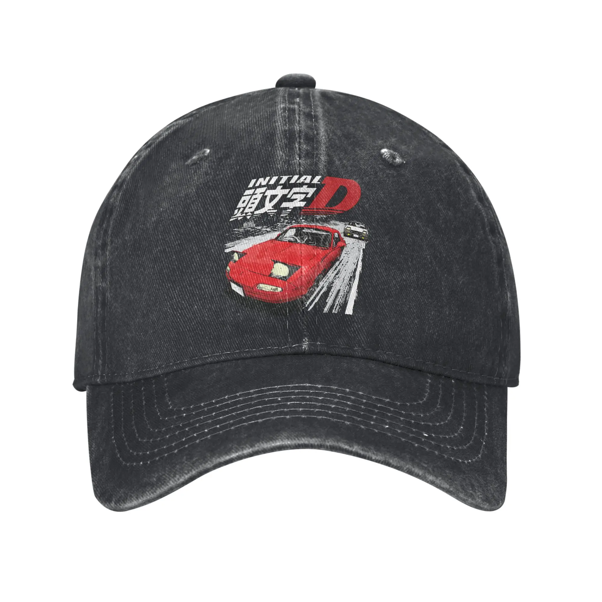 Custom Drift Car Battle Initial D Cowboy Hat Women Men Adjustable  Dad Hat Outdoor