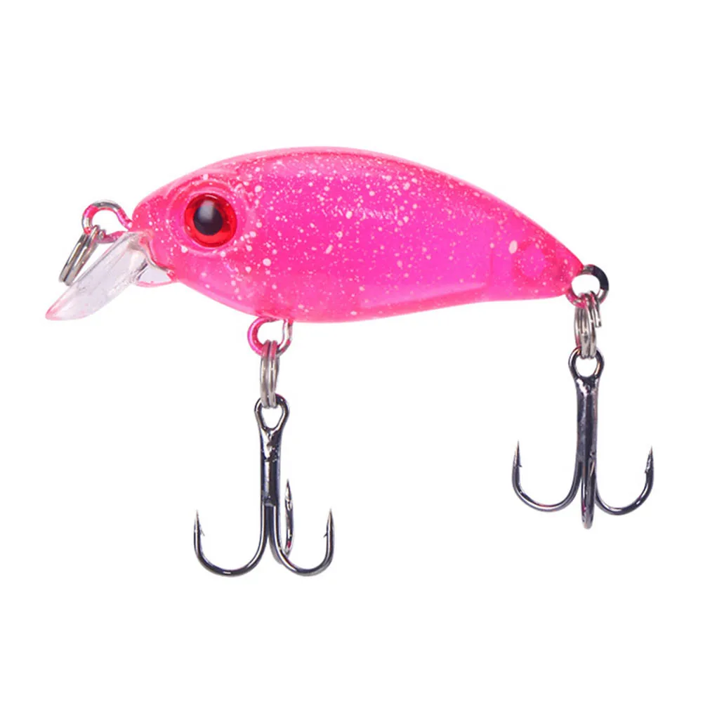 1 Buah Umpan Buatan Minnow 3.7cm/2.9g Umpan Pancing Bass Crankbait Tackle Wobbler Umpan Pancing Mengambang Perlengkapan Memancing