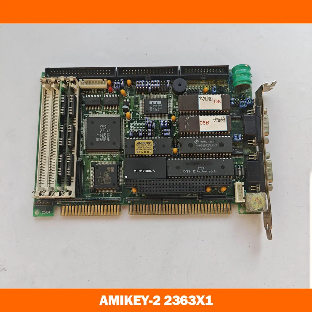 

ISA Industrial Half length Card Motherboard AMIKEY-2 2363X1