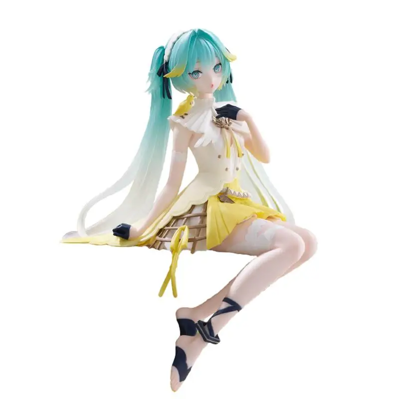 

[Original] Genuine In Stock Furyu Hatsune Miku Noodle Stopper Figure Canary Pvc Anime Figure Model Collector Figurine Toys Gift