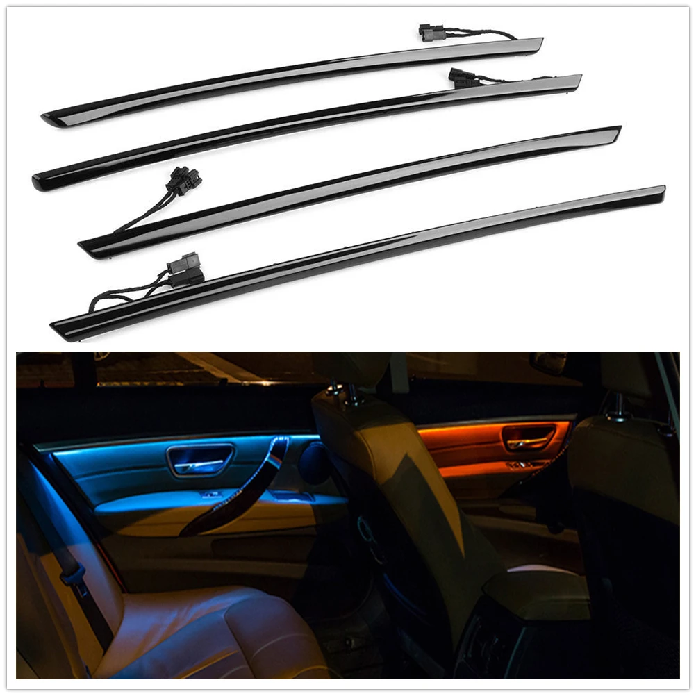 

LED Ambient Light Interior Panel Door Atmosphere Lamp Kit For BMW 3 Series M3 M4 F30 F31 2012-2018