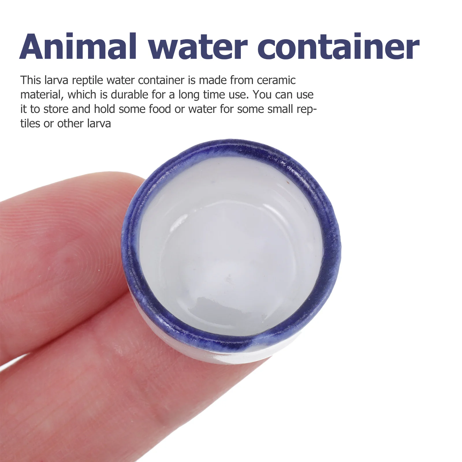 

12 Pcs Lizard Food Bowl Water Feeder Shampoo Reptile Small Sink Ceramic Basins Ceramics Spiders Drinking Container