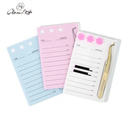 GLAMLASH Eyelash Holder Eyelash Extension Glue Pallet Acrylic Board For False Lashes Pad Lash Tools With Magnetic Attraction