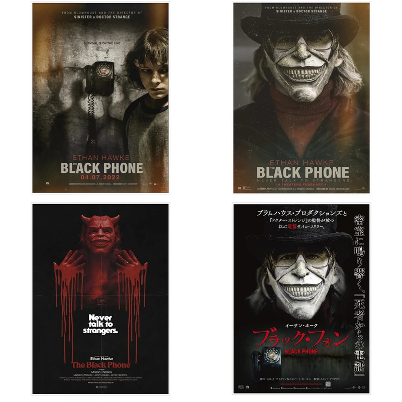 

The Black Phone Movie, Print Art Canvas Poster, For Living Room Decor, Home Wall Picture