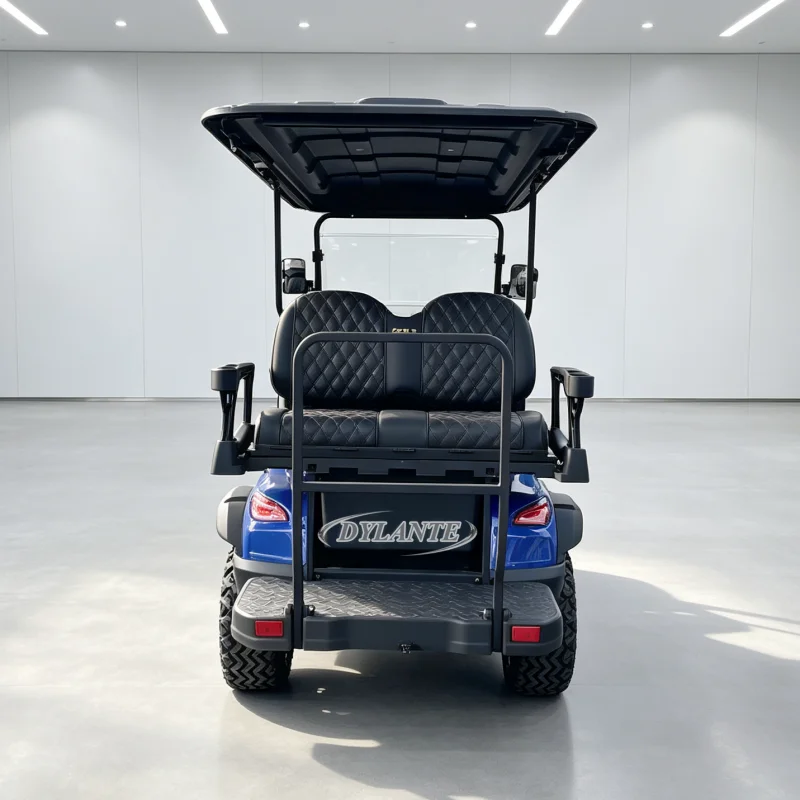 4 Seater Offroad Electric Golf Buggy Large Off‑Road Tires Electric Sightseeing Shuttle Car Ideal for Villa Park Resort Hunting