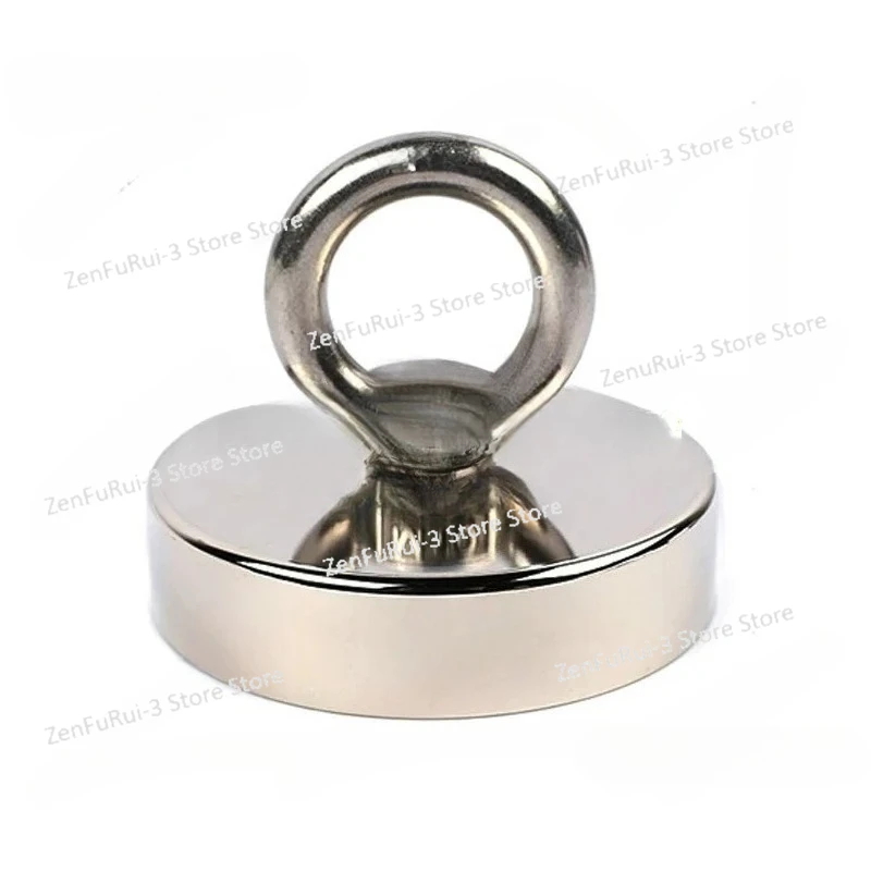 

600KG D94mm Double Side Neodymium Magnet Fishing Metal Hunting Sea Treasure Search Neodymium Recovery Powerful Magnetic