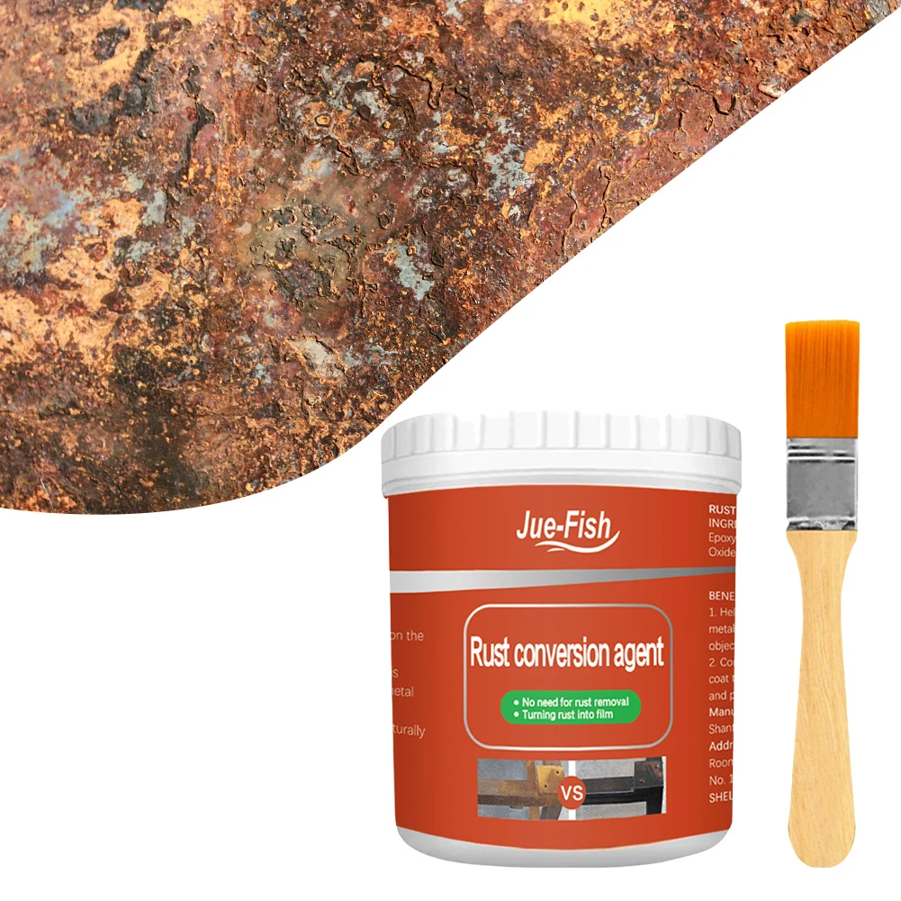 100/300g Metal Rust Remover Rust Conversion Agent Anti-corrosion Water Based Metallic Paint Car Coating Primer Rust Inhibitor