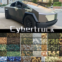 Black Glossy Matte for Tesla Cybertruck 2024-Up Anti-Scratch Accessories Car B Pillar Paint Protection Film Clear Bra PPF Kit