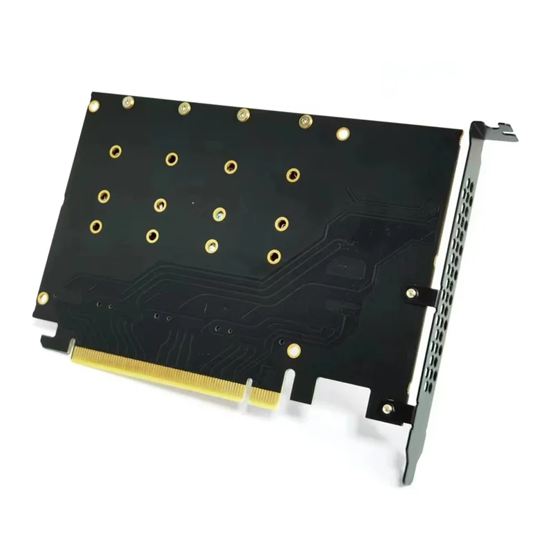 

Карта адаптера AM-M.2 NVME в Pcie X16, 4-портовая карта расширения NVME для твердотельного накопителя 2230 2242 2260 2280