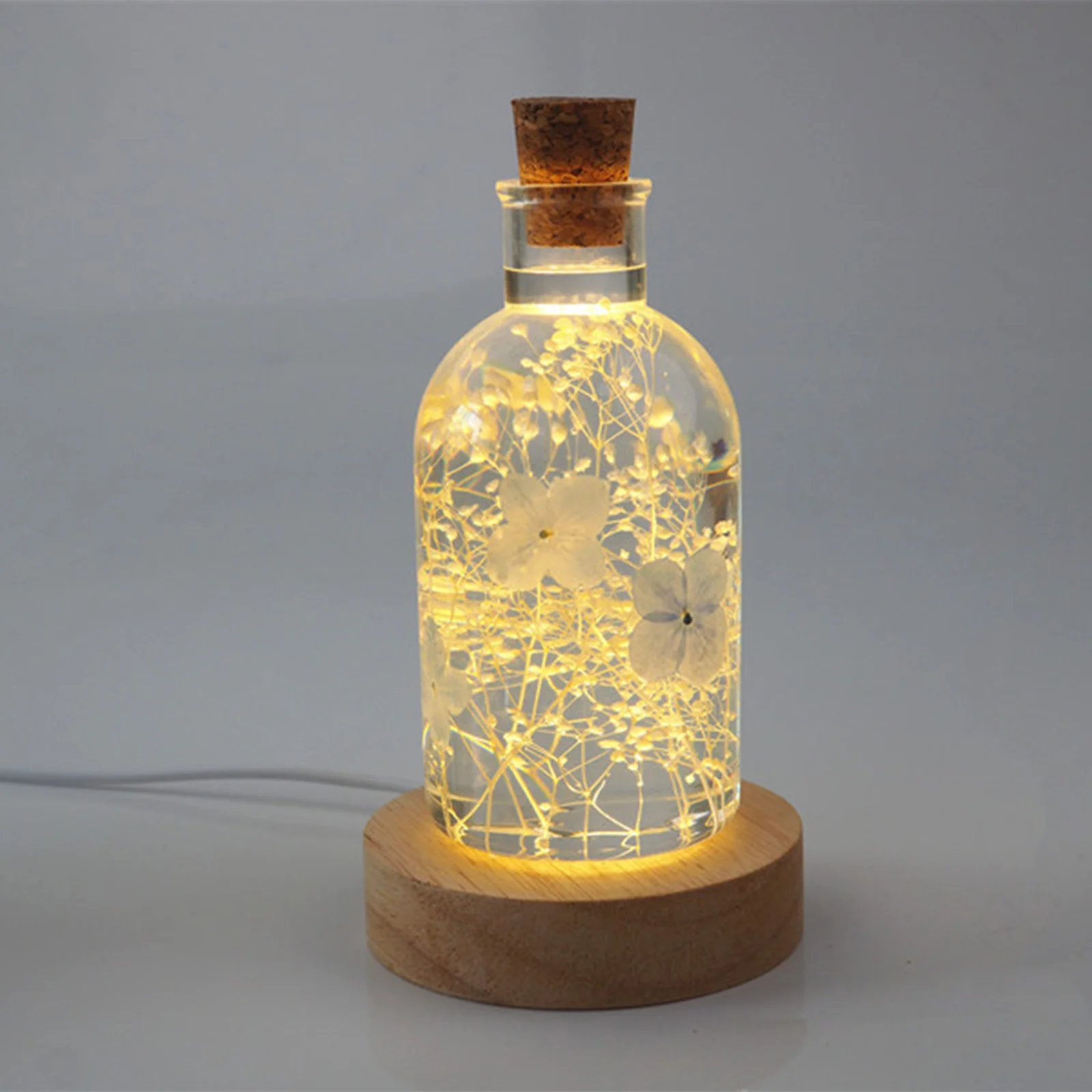 

1Set 3D Night Light Mold Silicone Resin Epoxy Molds DIY Craft Light Making Supply Desktop Ornaments Table Lamp Decor