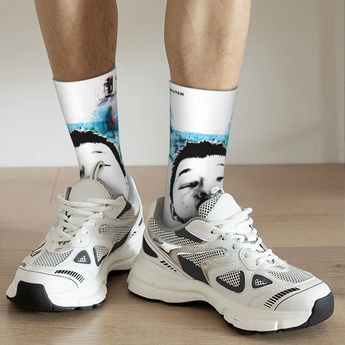 Cozy Women Men Socks Rock Thom York Radiohead Music Band Merch Super Soft Skateboard Dress Socks All Seasons