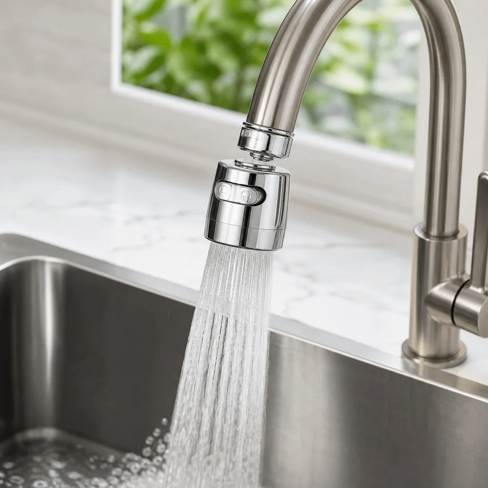 New ABS Faucet Aerator Swivel Rotating Tap Aerator Adjustable Water Direction Water Saving Faucet Nozzle Tap Accessories