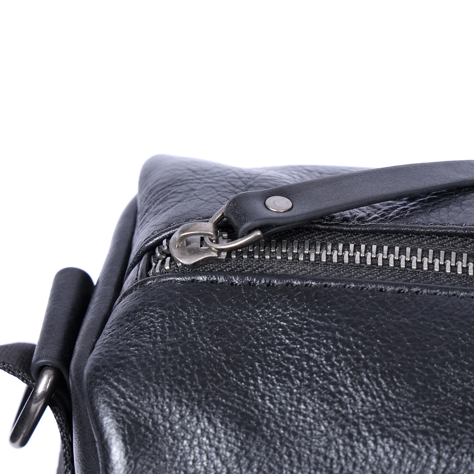 S.WORKER Modische Echtleder-Umhängetasche für Herren, Vollnarbig, Trendige Casual-Crossbody-Tasche, Mini-Umhängetasche für Handy und Schlüssel – Detail 14