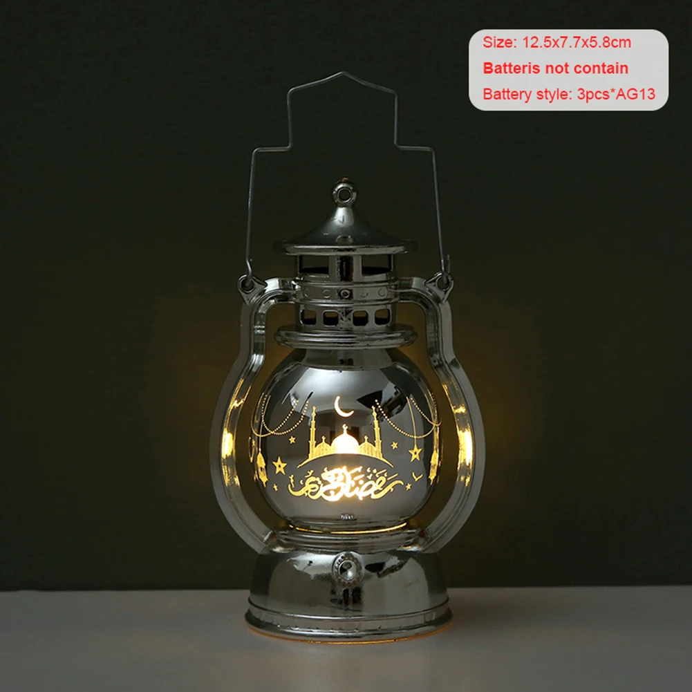 Portatile Mini LED portachiavi lanterna Design portachiavi portachiavi luce lampada regalo lanterna Ramadan per la decorazione del partito islamico musulmano