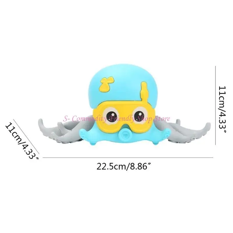 85AE pour ensemble jeu, jouet douche développement pour bébé, poulpe flottant, eau à