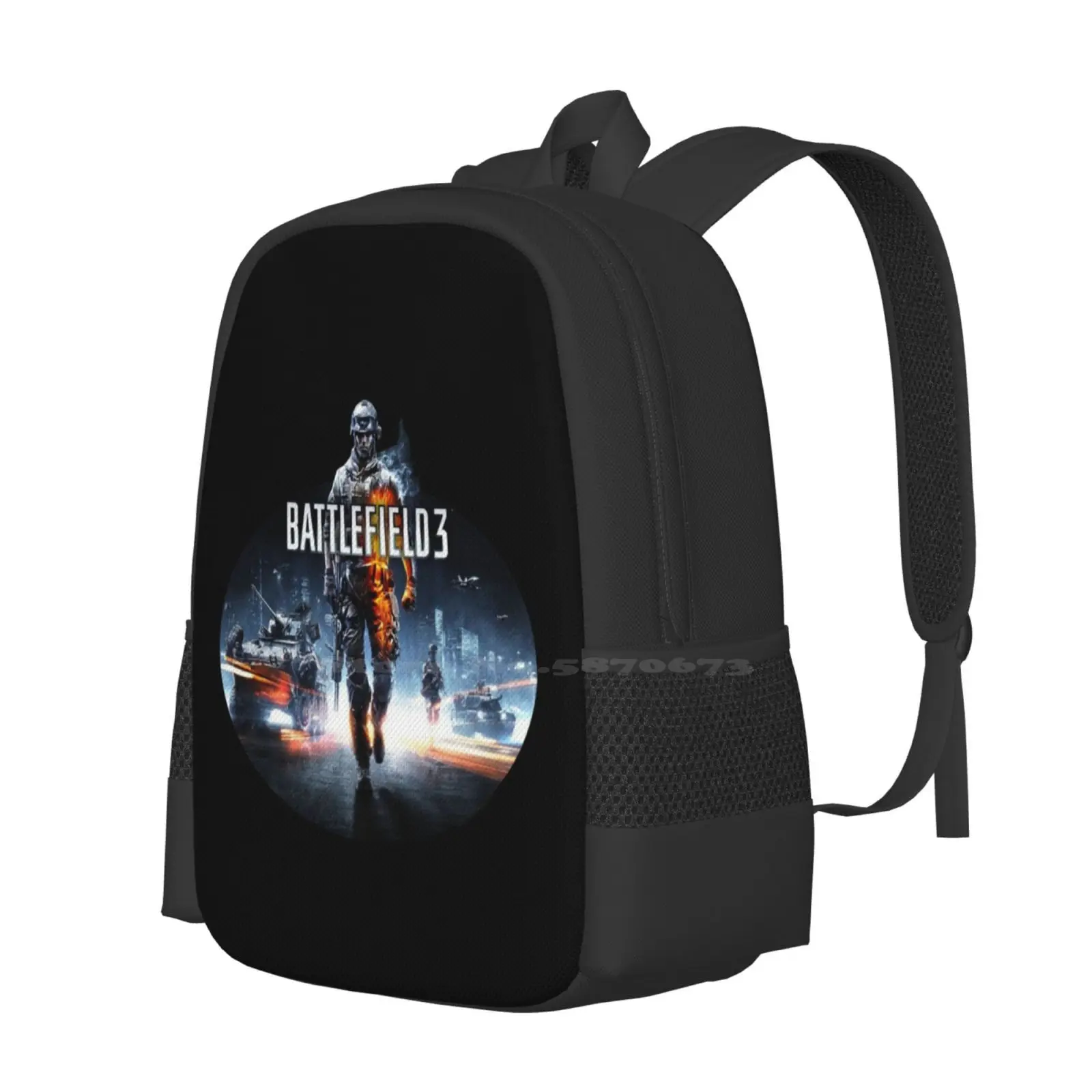 Bf3 Hot Sale Backpack Fashion Bags Bf3 Bf4 Bfv Shooter Games Ps4 Pcgamer Guns War Bf2042