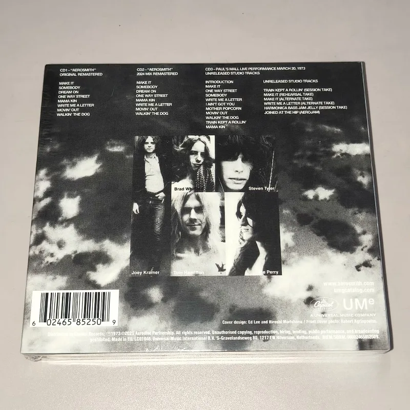 Aerosmith - Álbum de Estreno con el Mismo Título: Dream On, Rock Clásico, Edición Remasterizada y Expandida, CD de Música, Colección para Fans, Regalo