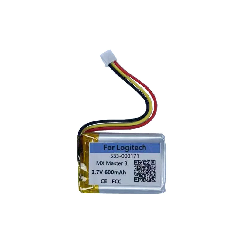 600 mAh-1400 mAh batterij voor Logitech MX Master / 2s / 3 gamemuis