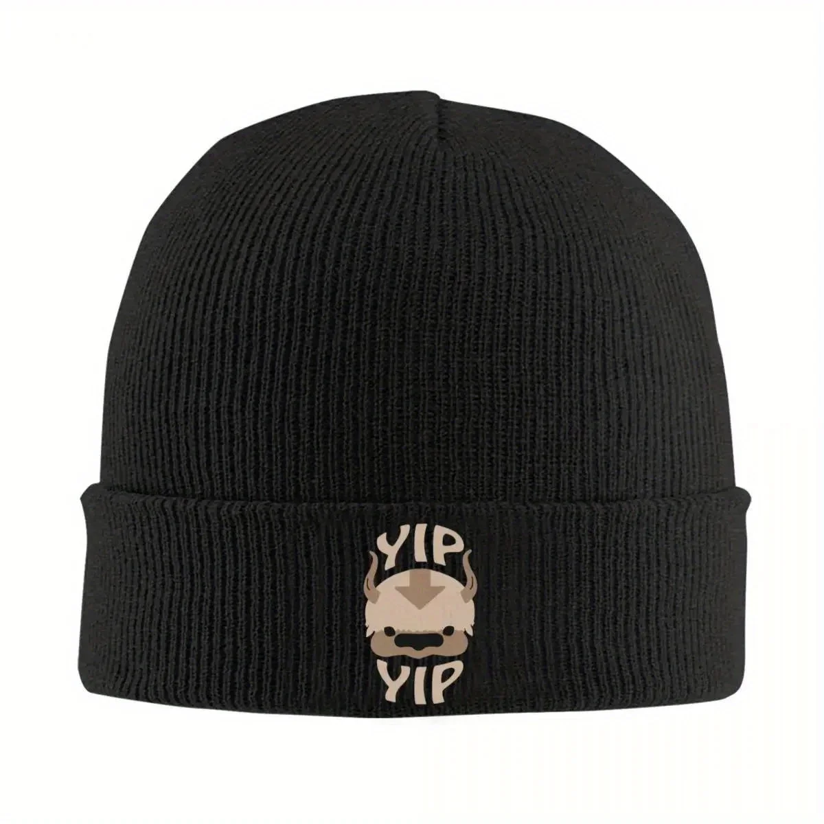 2026 Yip Appa The Last Airbender Knitted Hat Beanie Winter Hats Warm Street Cartoon Funny Animal Vintage Caps for Men Women