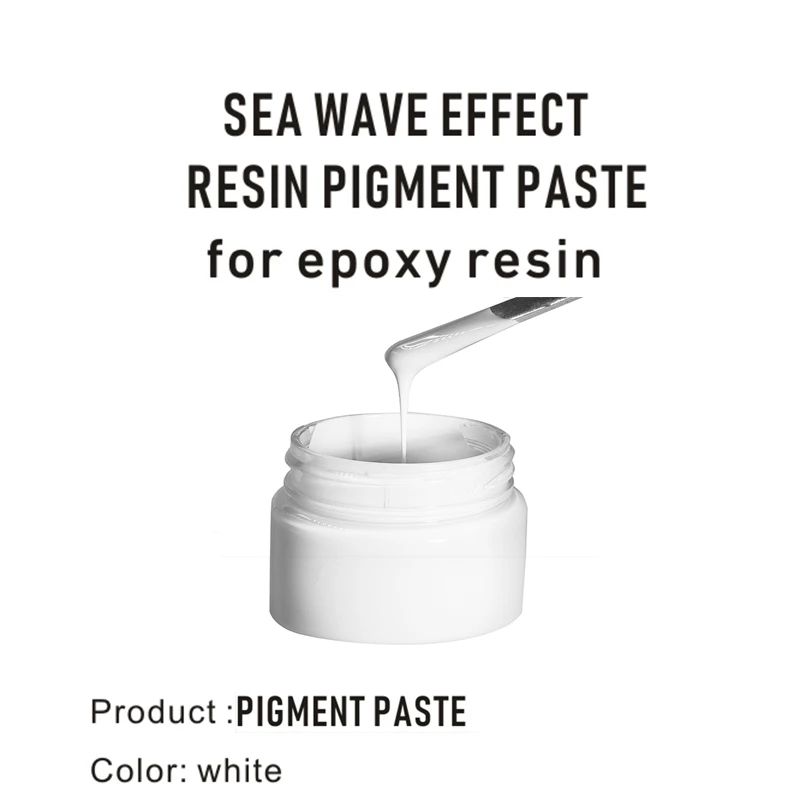 50g Sea Wave White Epoxy Resin Pigment Paste Make Ocean Foam Cell Effect DIY Resin Seascape Craft Color Dye