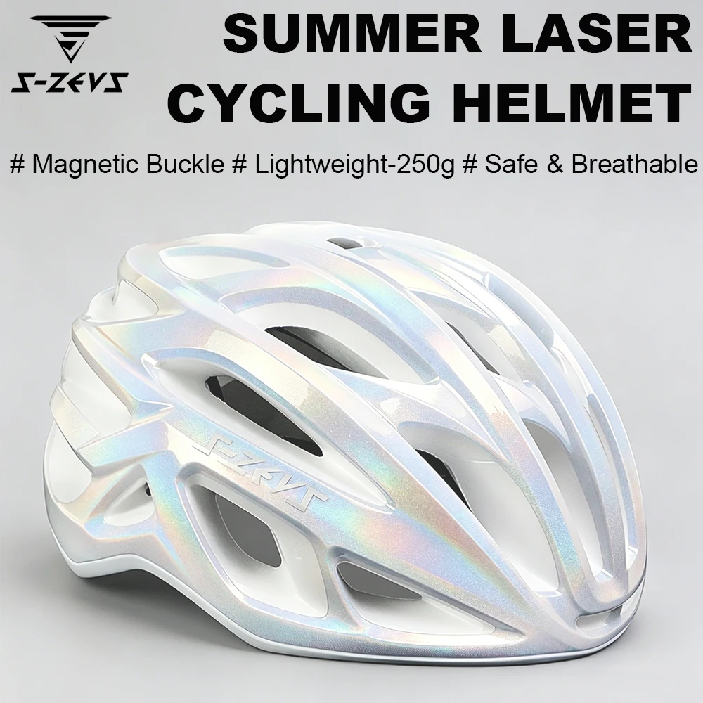 

S-ZEUS Windbreaker One-Piece Unisex Mountain Bike Helmet with Magnetic Strap, Odor-Resistant and Antibacterial Lining, 56-62cm